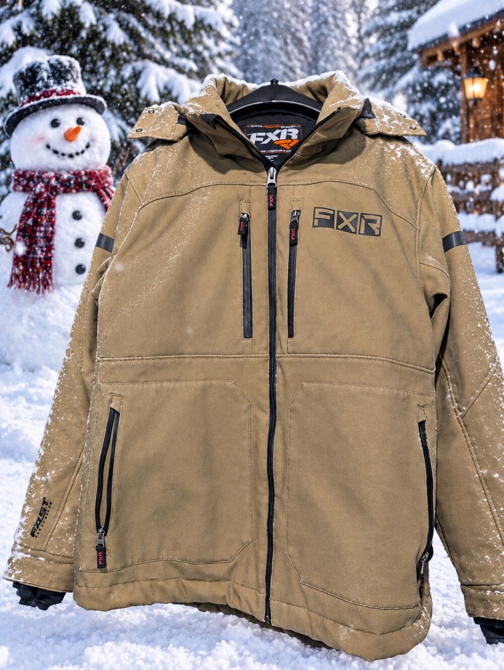 Mens XXL FXR Task Insulated Softshell Fits like a XL. With removable Hood.